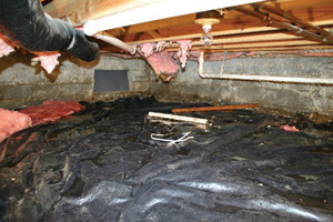 Crawl Space Repair Before in Macon Crawl Space Repair Before in Macon