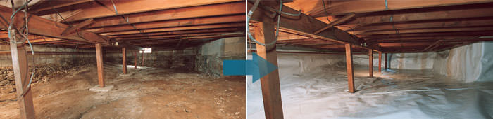 Crawl Space Repair in GA, including Forsyth, Thomaston & Macon.